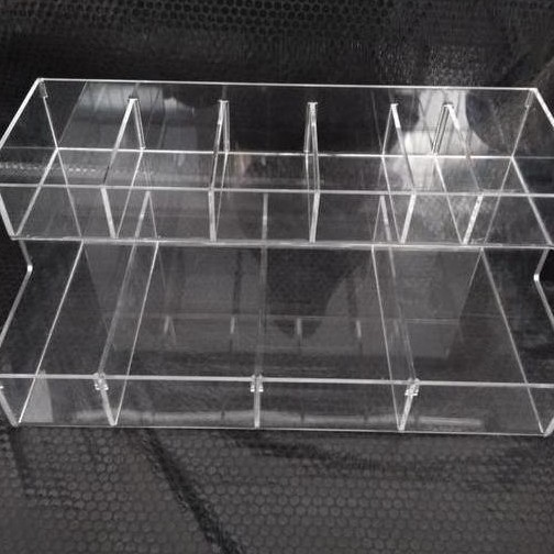 Akrilik display Box Custom/ Display Box Kopi/ Box sachet / tempat penyimpanan teh kopi serbaguna waj
