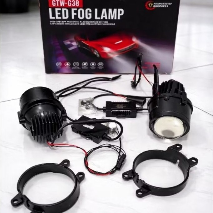 LED Fog Lamp GTW-G38 – Proyektor 3 Inch Blue Lens 3 Warna