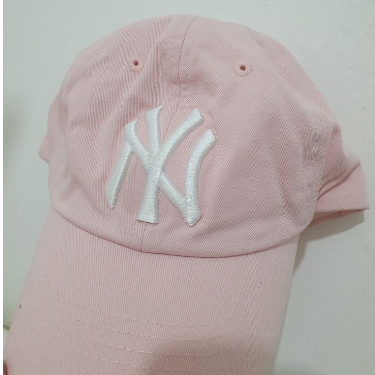 preloved topi mlb ny baseball cap pink pita