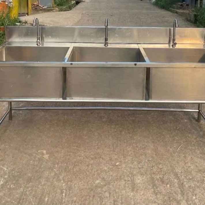 Sink Wastafel Stainless / Wastafel MBG pencuci ompreng