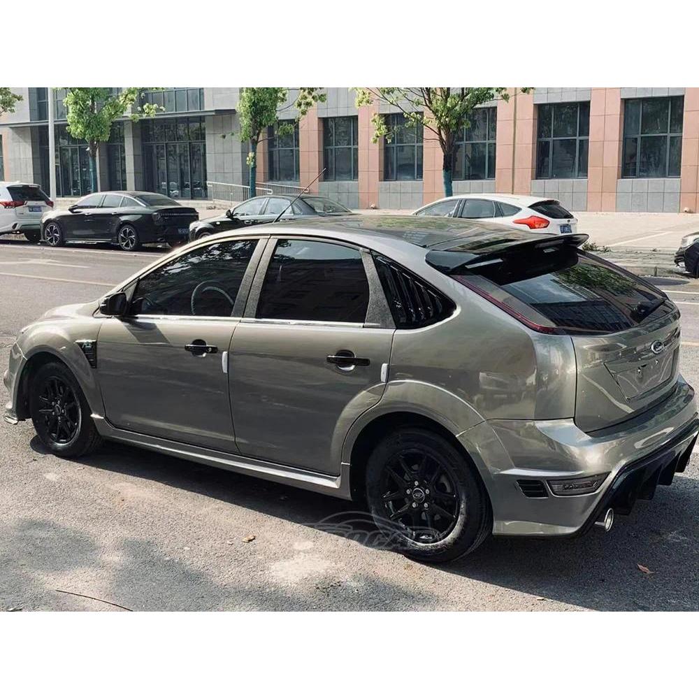 For 2007--2014 Ford Focus Hatchback Trunk Spoiler ST Style High Quality ABS Plastic Gloss Black Spoi
