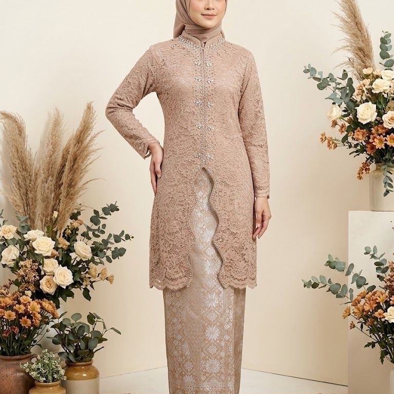 kebaya terbaru 2026 kebaya burkat tunik model elegan buat wisuda dan pesta wanita kebaya kondangan r