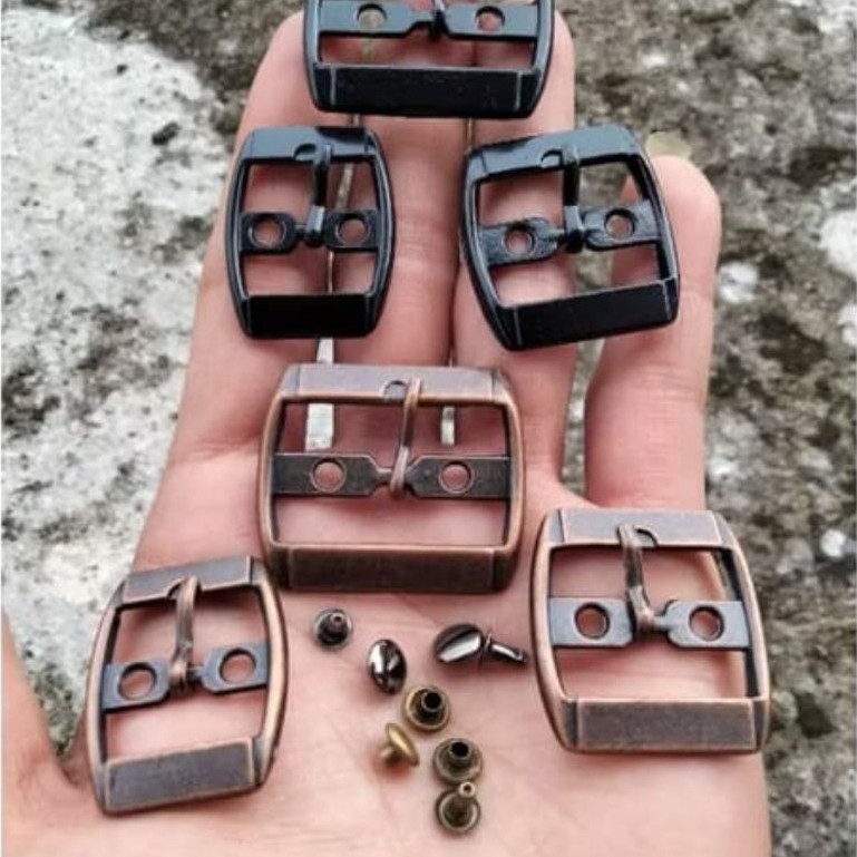 GESPER  SANDAL PRIA WANITA GESPER LUBANG + PAKU RIVET GESPER KOTAK (1,8 CM)(2,3 CM)(3 CM) GESPER SAN