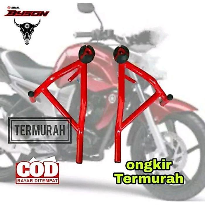 tubular yamaha byson karbu crashbar byson karbu aksesoris body bison Motor