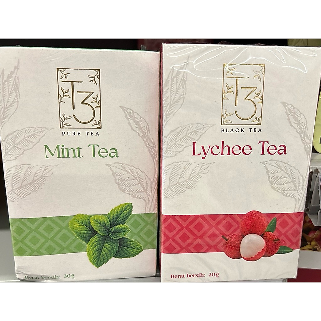 T3 mint tea & longan tea
