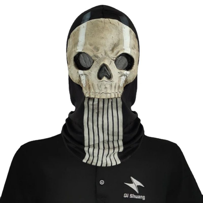 (COD) Ghost Simon Riley Topeng Callofduty Mask Balaclava Cosplay Untuk Tentara SWAT Polisi