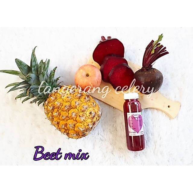 Jus buah bit cold pressed juice beetroot