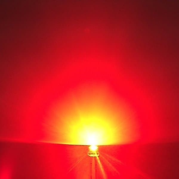 LED Super Bright 5mm Merah, LED Lamp 5 mm Red
