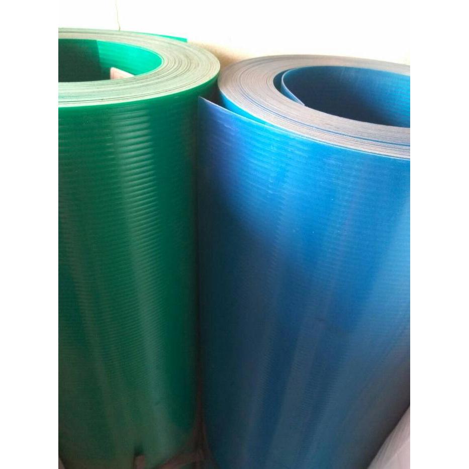 Promo Best Plastik Fiber / Plastik Penutup Pagar / Ecoplast / Plastik Pagar Garis - Putih