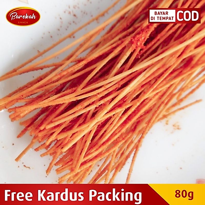 Aneka Camilan Pedas Mie Lidi Pedas Kiloan 40 Gram