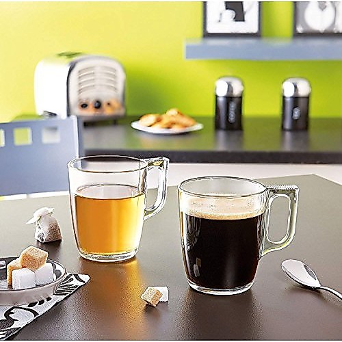 Luminarc Gelas Nuevo Mug 250 ml - Gelas Kaca - Gelas Kopi - Gelas Gagang - Gelas Mug Premium