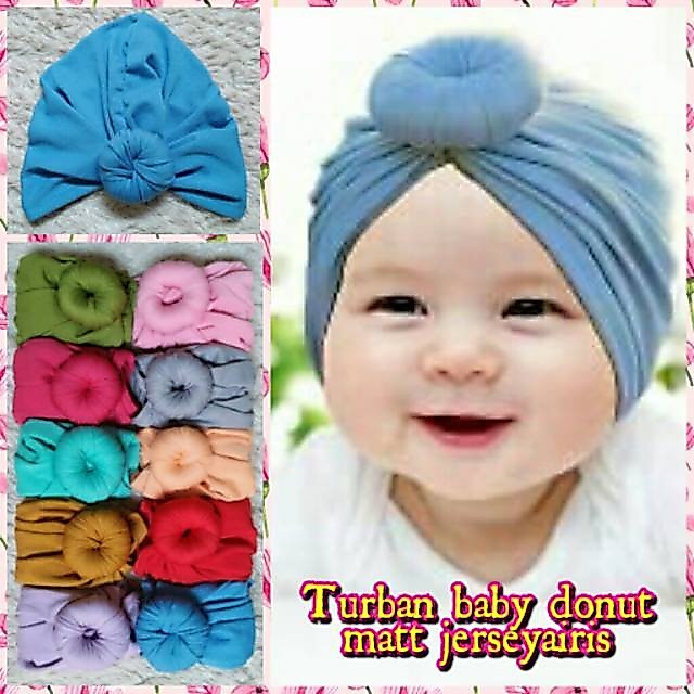 Turban Donat Anak | Turban Anak | Turban Bayi | Turban Lucu | Pusat Turban Bayi dan Anak