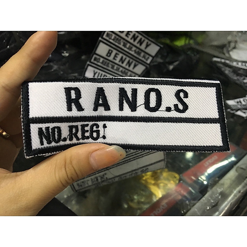 Badge Nama - Bet Nama - Bordir Nama - Bordiran Nama - Name Tag