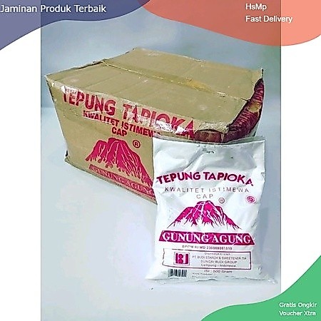 tepung tapioka cap gunung agung dus / sagu gunung agung 1dus