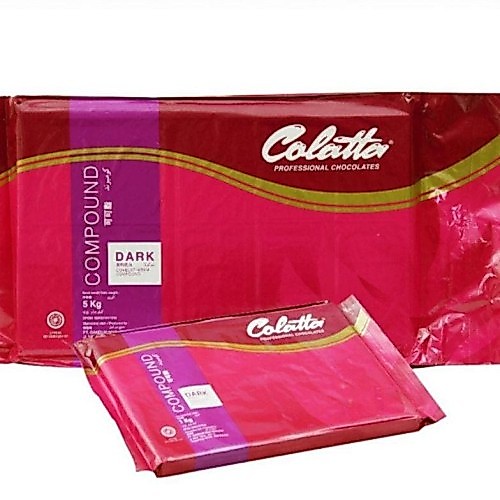 Coklat Compound COLATTA DARK CHOCO 5 kg / DCC Colatta 5 Kg