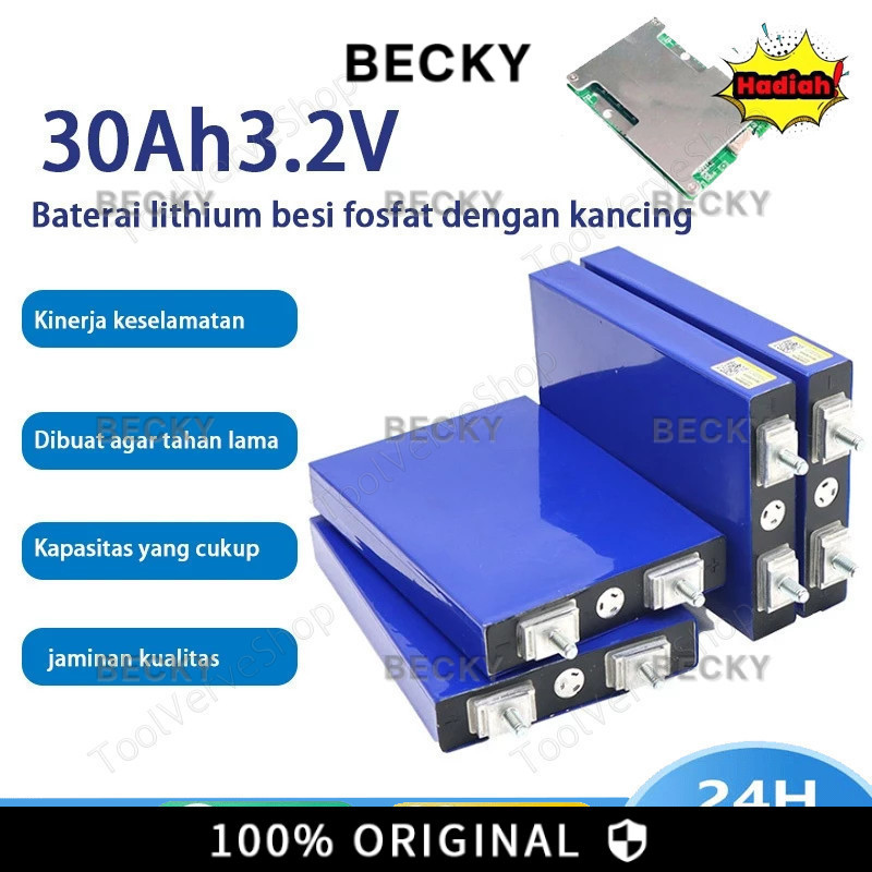 Baterai Lifepo4 3.2V 30Ah Elektrik Baterai Lithium LIFEPO4 DISCHARGE CAPACITY TEST PROVE Baterai Lit
