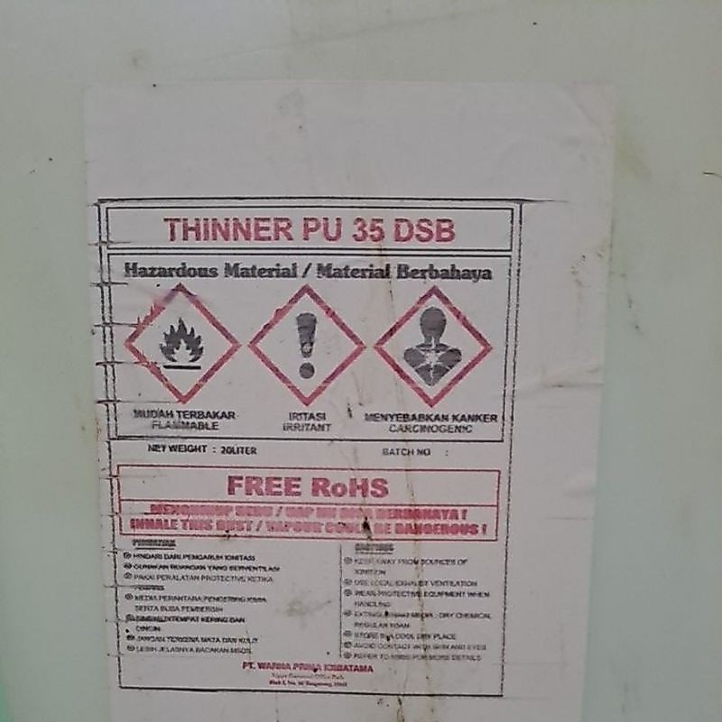 Thinner Polyuretant/ thinner PU/ tiner PU