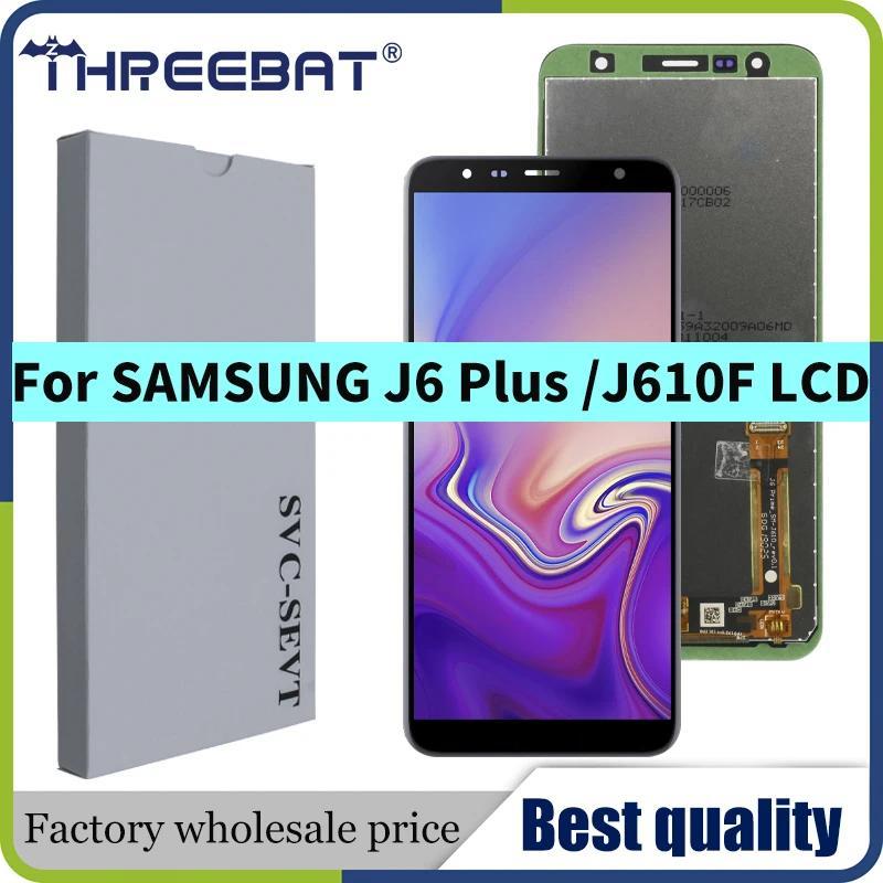 High quality 6.0'' LCD For Samsung J6 PLUS J610 J610F J610FN splay LCD Screen replacement for Samsun