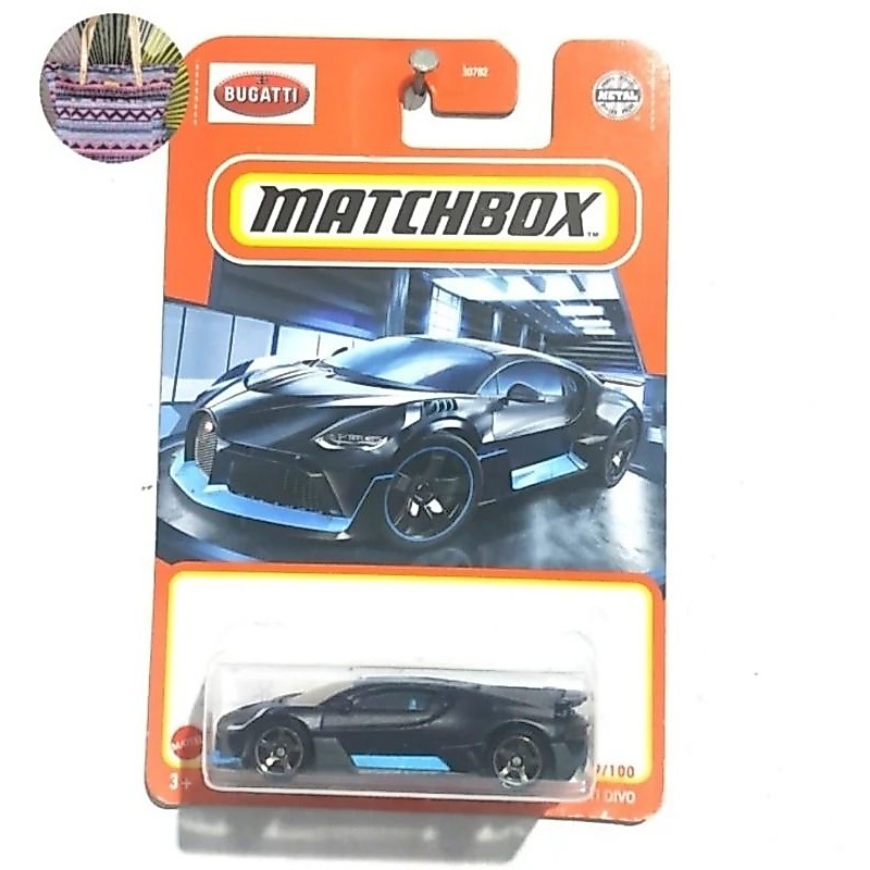 Matchbox Bugatti Divo Black hitam