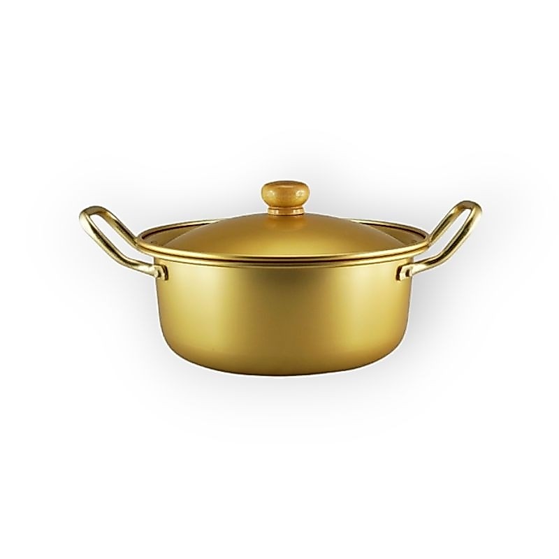 Panci Mie Ramen Korea16 ,18 cm Alumunium Jawa maspion/Panci Emas Ramyeon Korea