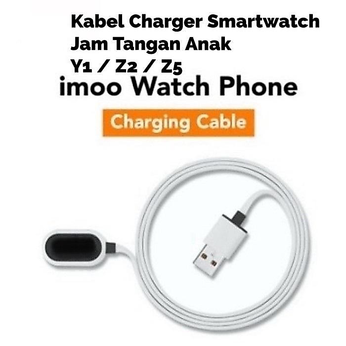 Kabel Charger Imoo Y1 Z1 Z2 Z5 Z6 Kabel Data Charger Smartwatch Imoo Z1 Z2 Z5 Z6