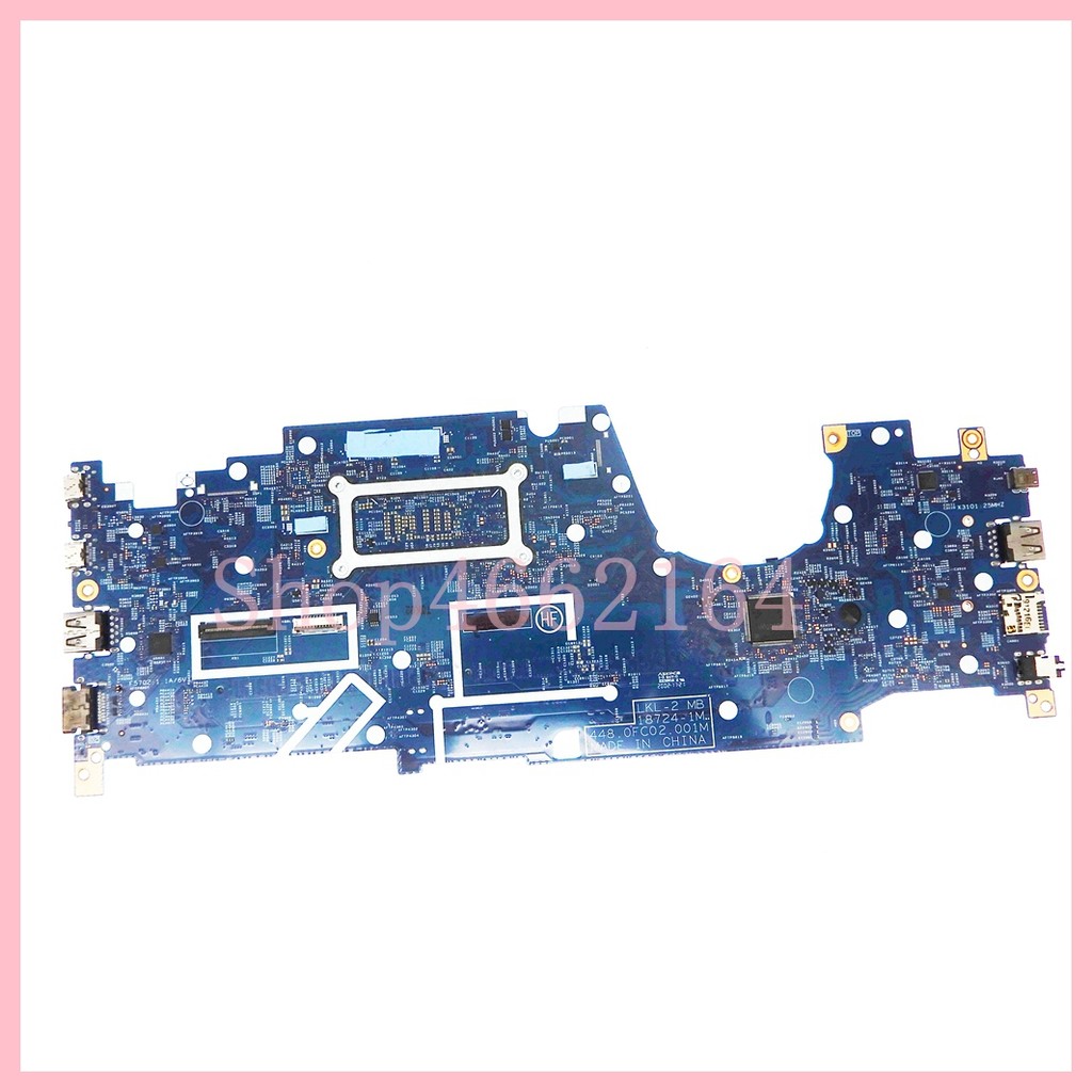 18724-1M  with i3 i5 i7-8th Gen CPU Notebook Mainboard For Lenovo ThinkPad Yoga L390 /L390 Laptop Mo