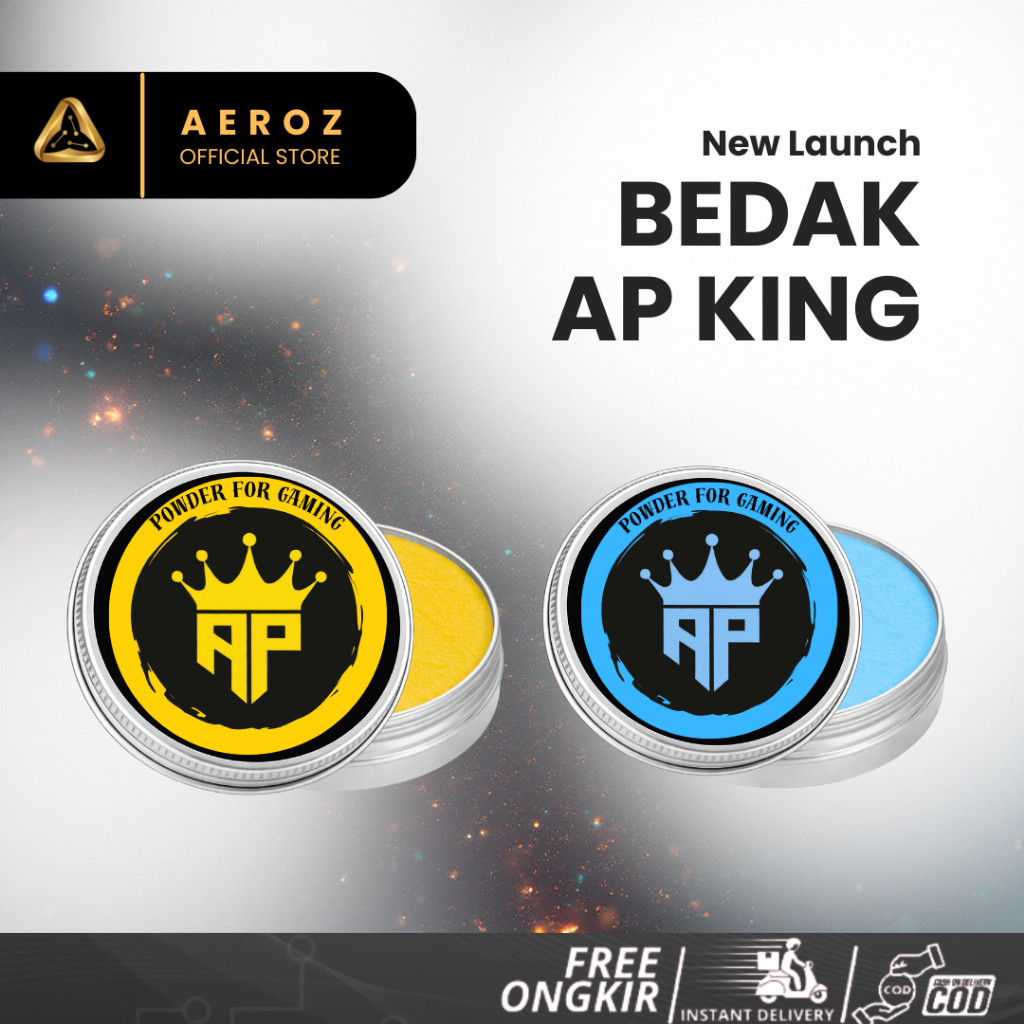 AP KING Bedak Gaming Powder Sensitifitas No Ghost Touch Andra Gz.