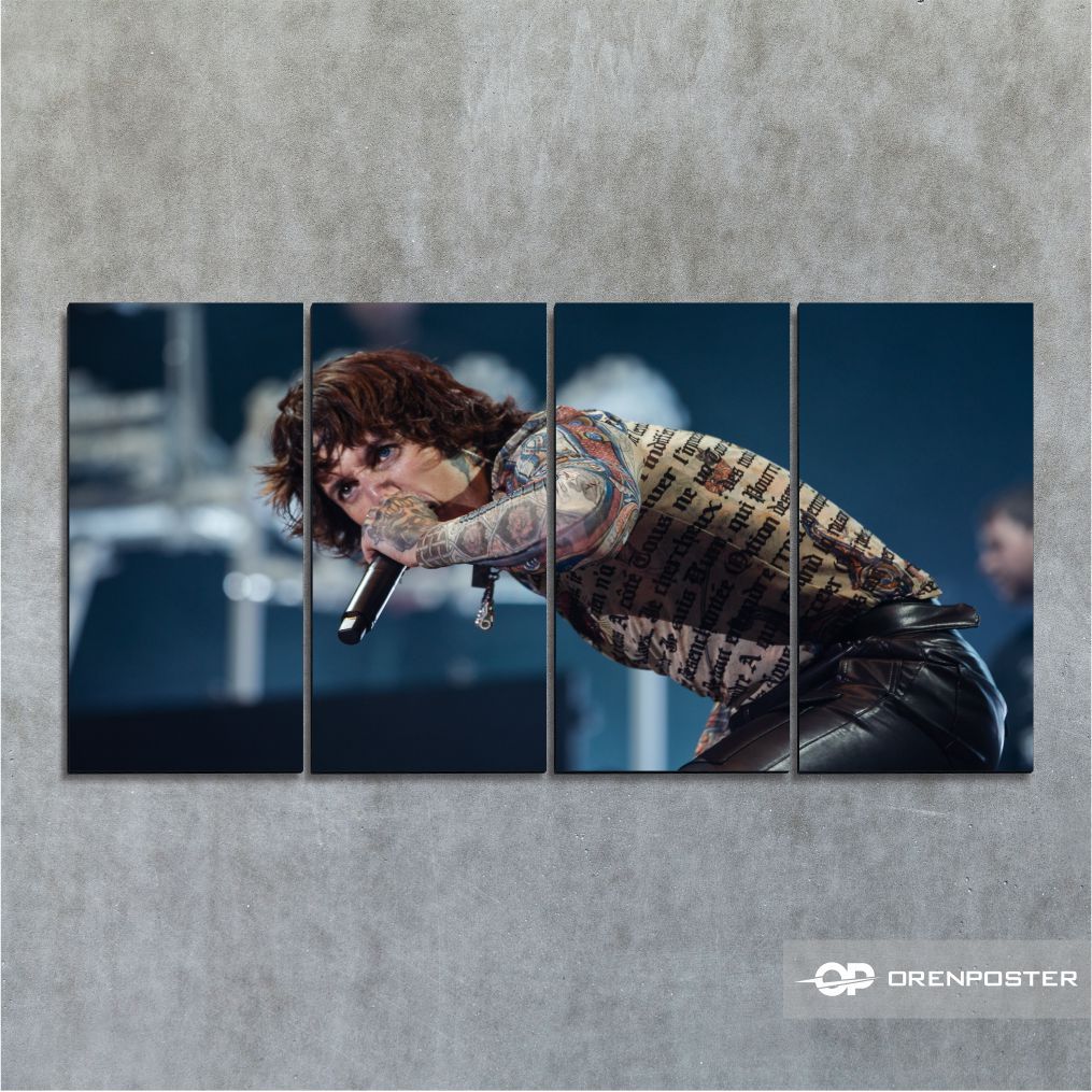 Poster dinding Oli Sykes BMTH t Bring Me The Horizon Oli Sykes  Oliver Sykes  oli sykes, oliver