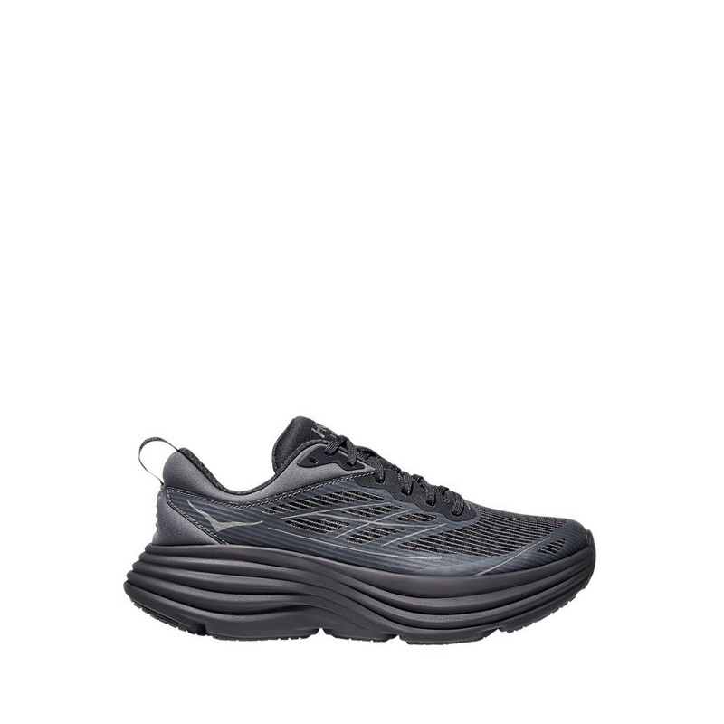 Hoka Bondi 8 Ts Caged Unisex  - Charcoal Grey / Grey Skies