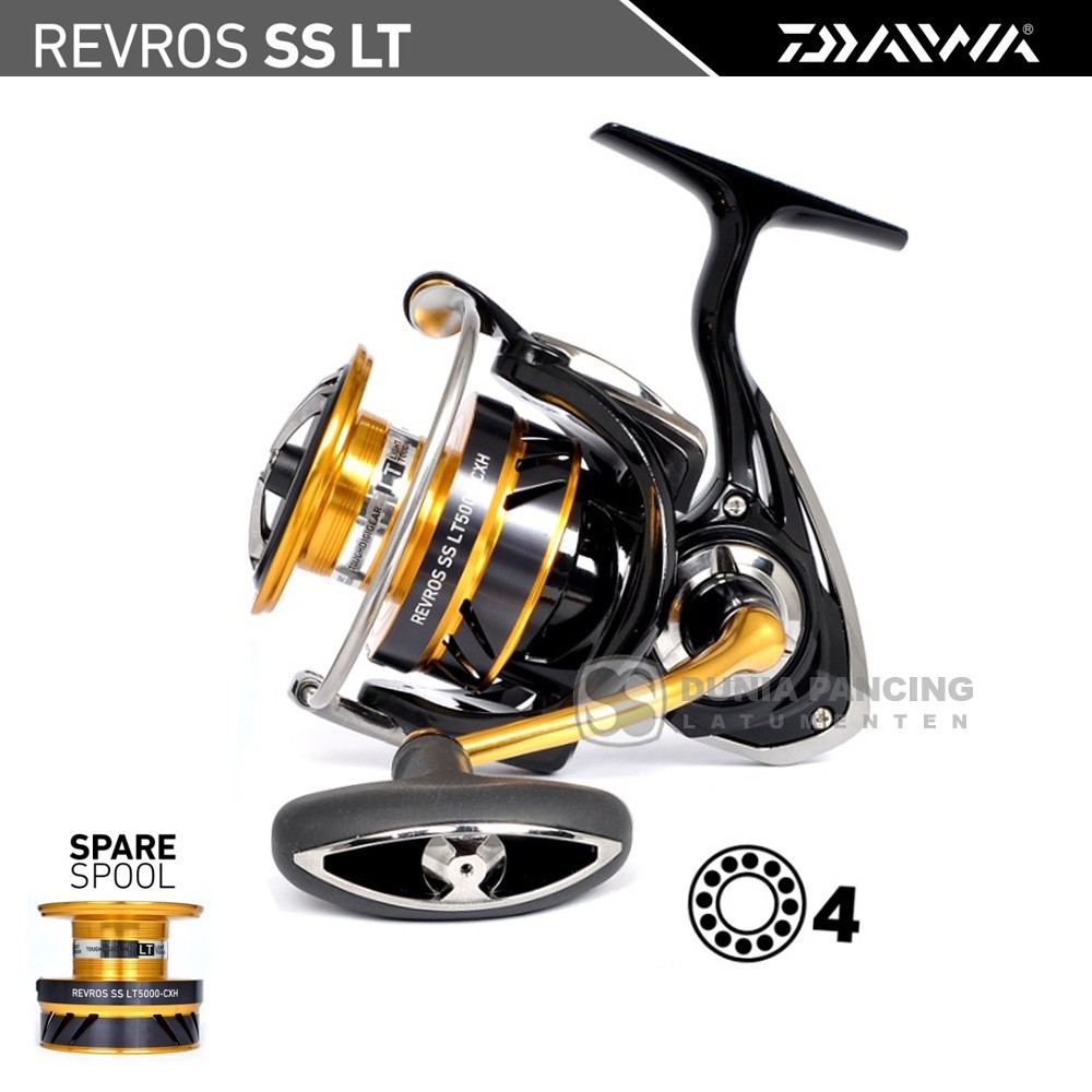 Reel Spinning DAIWA REVROS SS LT 2023 | Spare Spool | Double Spool | Power Handle | Airbail