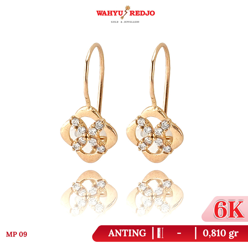 Anting Emas 6K Wahyu Redjo AN-6K 31321834 Non Pameran