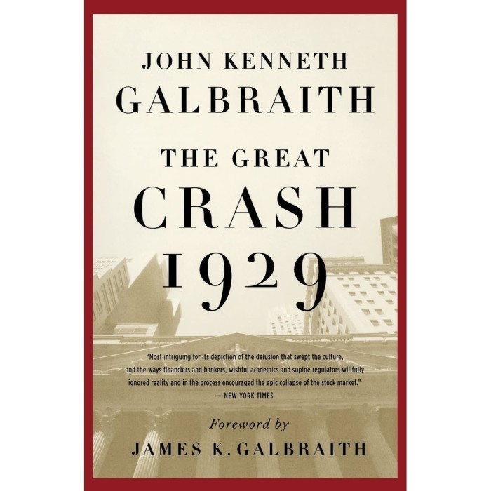The Great Crash of 1929 by John Kenneth Galbraith