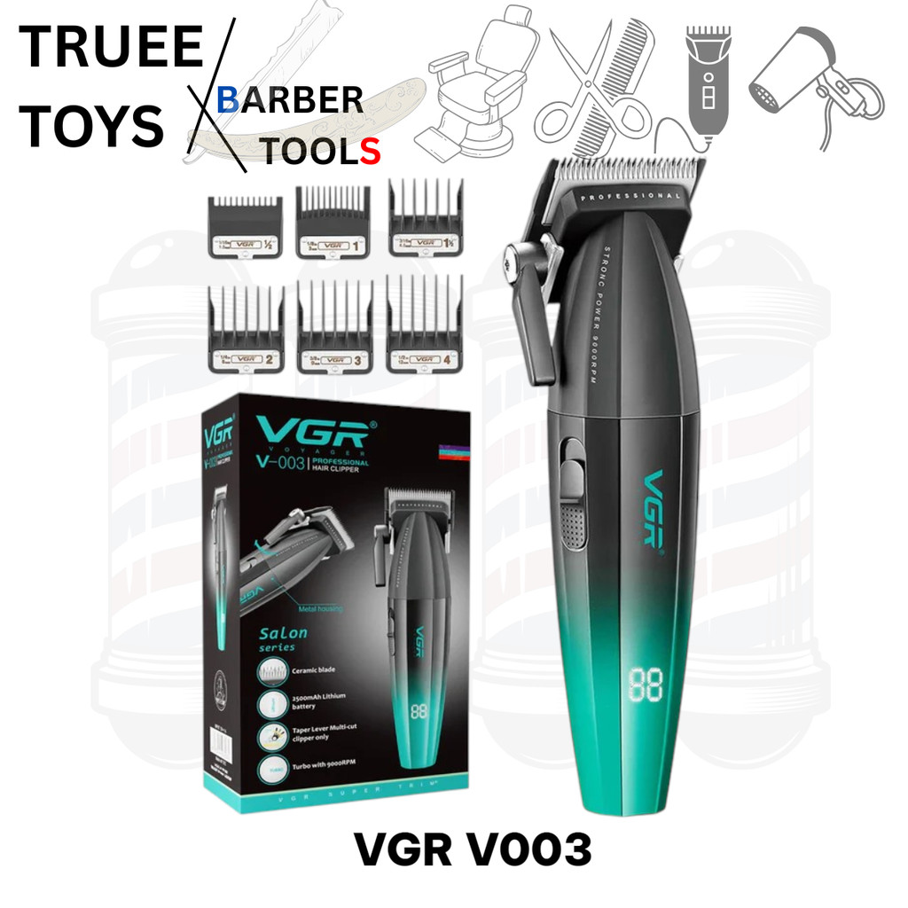 VGR HAIR CLIPPER V003 PROFESIONAL HAIR CLIPPER 9000 RPM VGR V 003