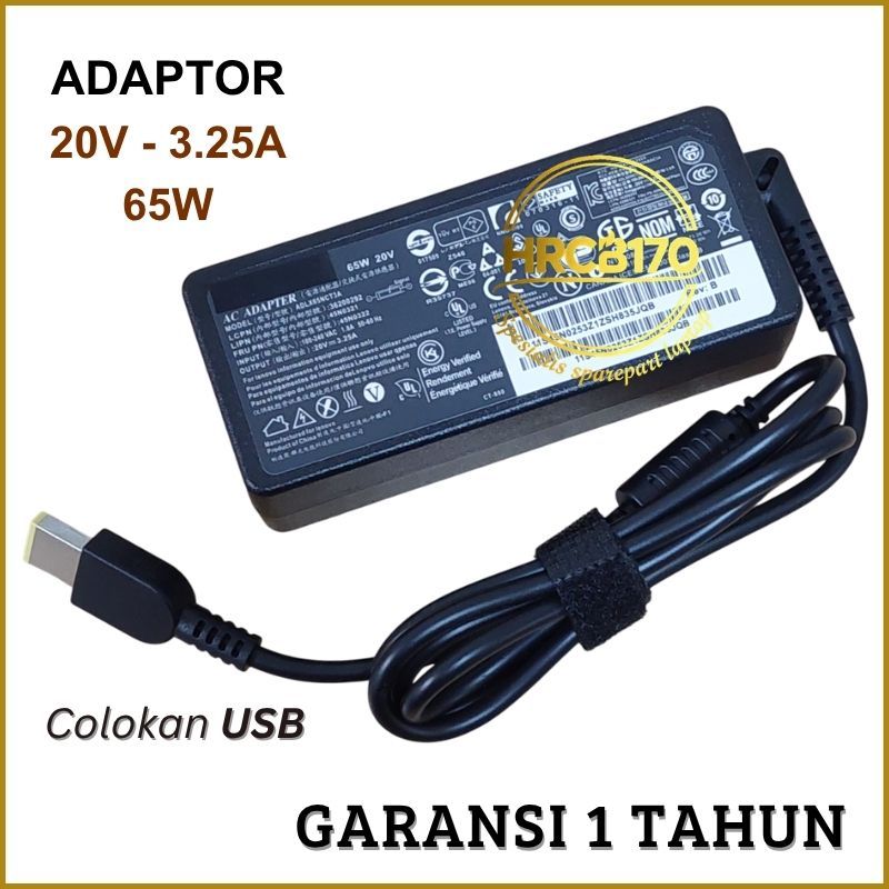 Adaptor Charger Compatible For B4400 B4400S V4400 V4400U B4450 B4450S Series 65W -HRCB