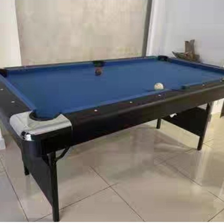 Billiard biliar bilyar pooltable ukuran 6feet bisa dilipat bonus komplit original impor