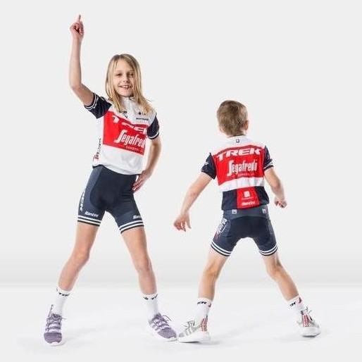 cv.mirei / Santini Kid Cycling Jersey Team Trek Segafredo / TFR XC Trek Factory Racing - Classic Reg