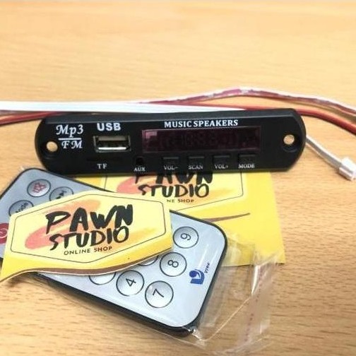 Module modul kit MP3 Player + remote 12 volt non bluetooth Merk VIRE