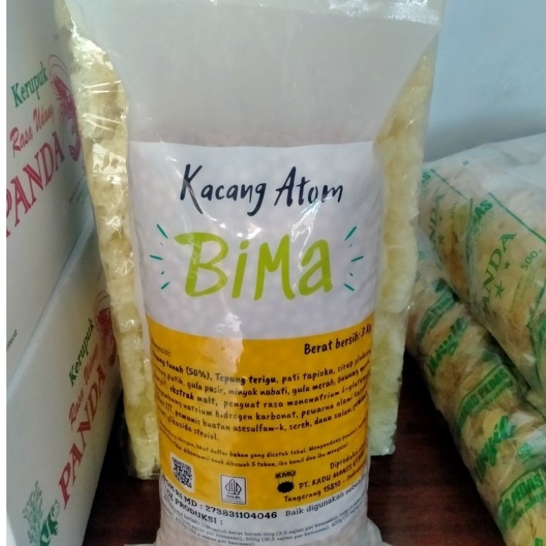 KACANG ATOM/KACANG OVEN BIMA - 250gr | 1kg