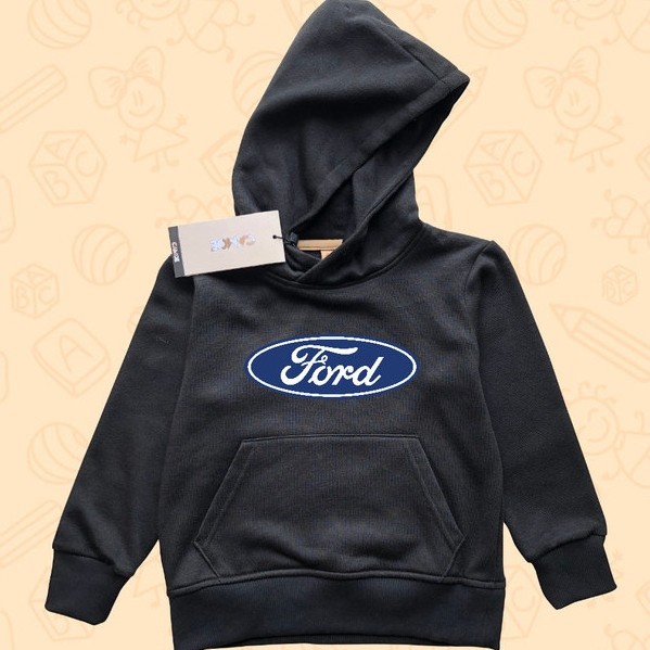 Jaket Hoodie Anak KIDS Ford logo Flat