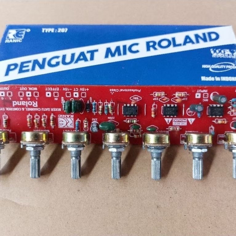 Kit Penguat Mic Mixer Roland 207
