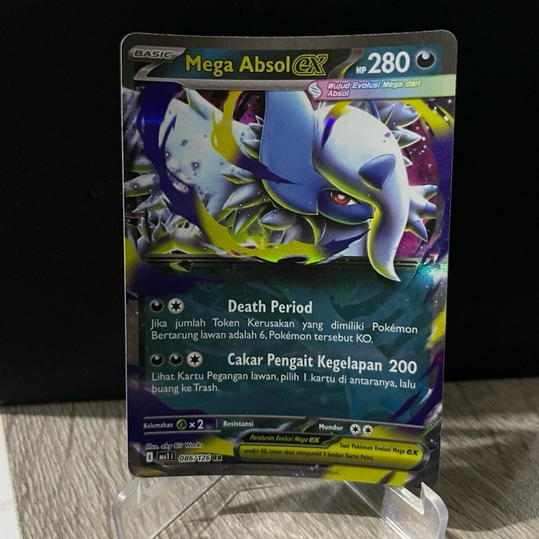 Mega Absol EX 086/126, Pokemon TCG Indonesia