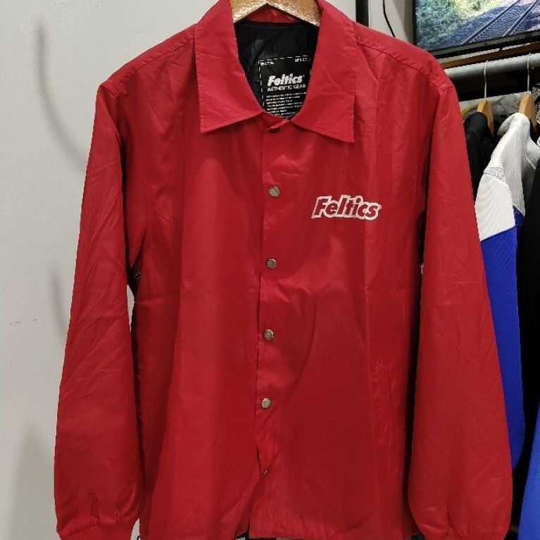 Coach Jacket Feltics Red Original