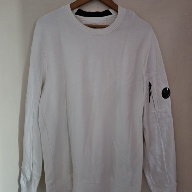CREWNECK CP COMPANY PUTIH SECOND ORIGINAL
