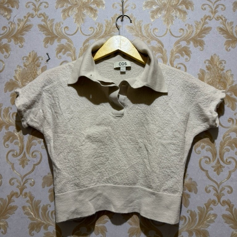 COS - Knitted Polo Shirt Size M