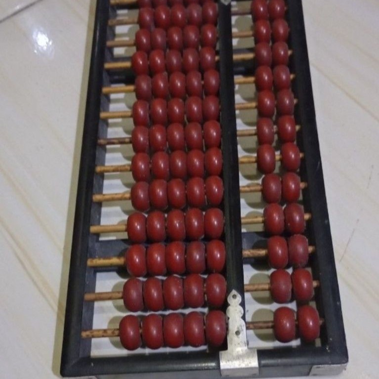 SEMPOA JADUL ABACUS KLASIK SUANPAN CINA MERAH