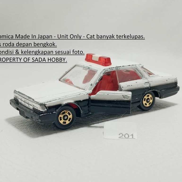 Vintage Tomica No 58 Nissan Cedric 4 Door Patrol Car Japan Unit Only