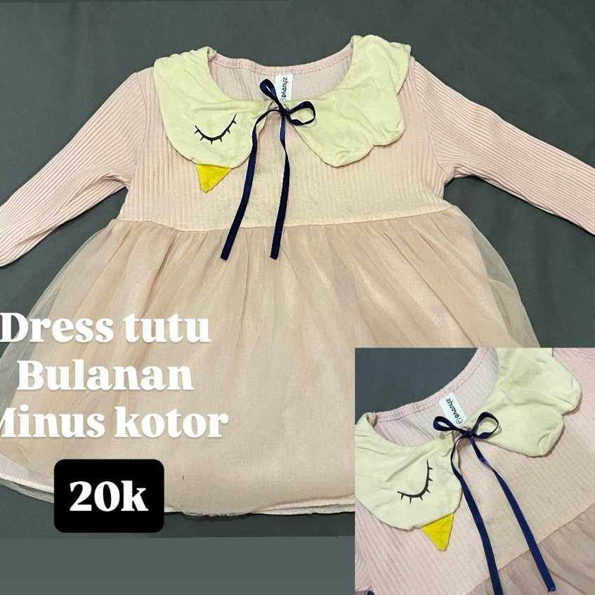 dress tutu atasan bayi anak preloved (+adm 20%)