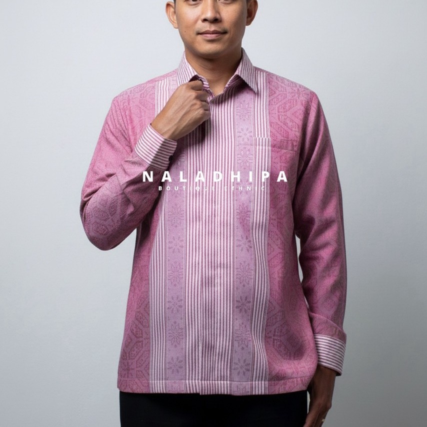 NALADHIPA Kemeja Tenun Baron / Kemeja Tenun Songket Baron