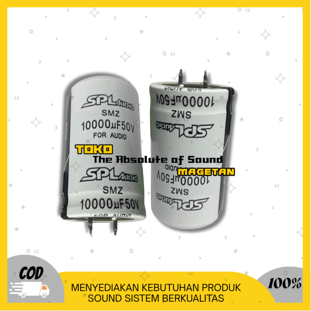 ELCO SPL AUDIO 10.000uf - 50V ORIGINAL SPL AUDIO HARGA PER PCS