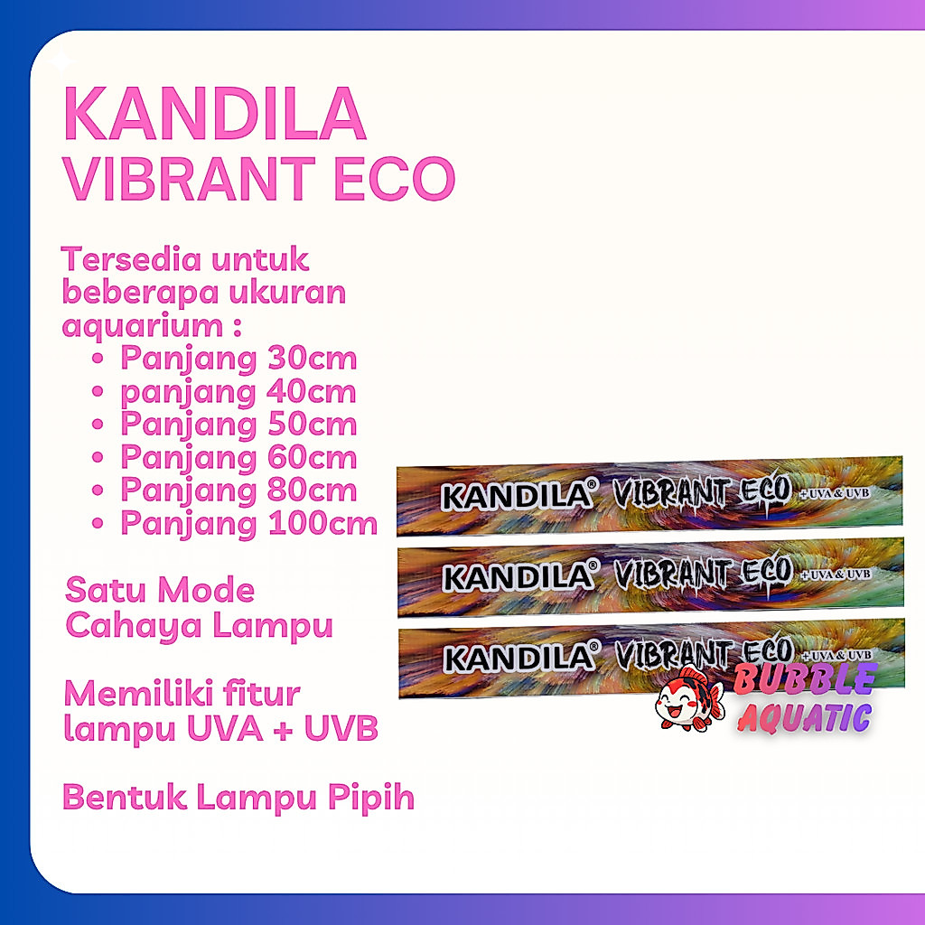 Lampu Aquarium Vibrant Eco Series EV300 / EV400 / EV500 / EV600 / EV800 / EV1000
